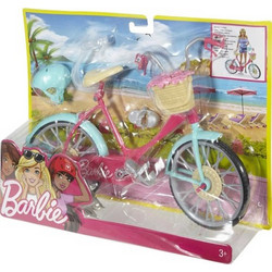 Mattel Barbie Ποδήλατο με Καλάθι για Κούκλα