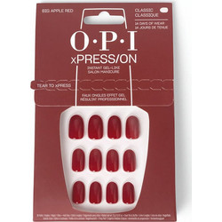 OPI Big Apple Red Square Tips Νυχιών 30τμχ