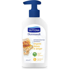 Septona Dermasoft Honey & Ginger Κρεμοσάπουνο 400ml