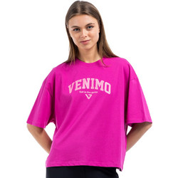 Venimo Γυναικείο Αθλητικό T-Shirt Φούξια 125WCR-428-0F4