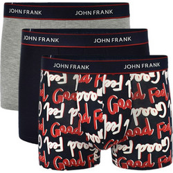 John Frank Ανδρικά Μποξεράκια Σετ 3Pack JF3BFG02