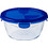 Pyrex Cook & Go Δοχείο Φαγητού Γυάλινο Κατάλληλο για Φούρνο Μικροκυμάτων 700ml Διαφανές Μπλε