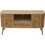 Idea Home Έπιπλο Τηλεόρασης Ξύλινο Καφέ Μ115xΠ37xΥ58cm 24.13.50167