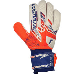 Reusch Attrakt Solid Γάντια Τερματοφύλακα Λευκά Πορτοκαλί 5570516-2500