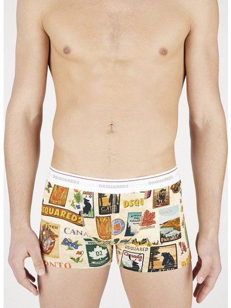 Dsquared2 Ανδρικό Μποξεράκι Λευκό D9LC63720