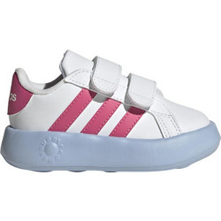 Adidas Grand Court 2.0 Παιδικά Sneakers Λευκά Φούξια Γαλάζια JI0981
