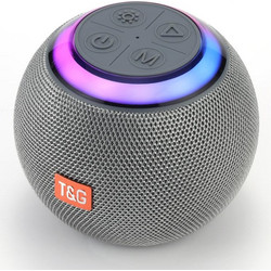 T&G TG-683 Ηχείο Bluetooth 8W με Ραδιόφωνο Γκρι