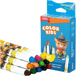 Deli Color Kids Κηρομπογιές Σετ 12τμχ