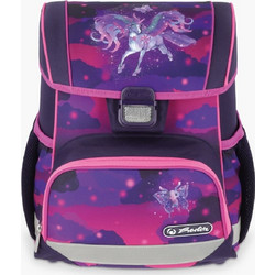Herlitz Loop Magic Unicorn Σχολική Τσάντα Πλάτης Δημοτικού Μωβ 50046270