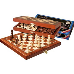 Philos Travel Σκάκι Μαγνητικό Ξύλινο με Πιόνια 30x30cm PHI2712