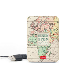 Legami Power Bank 5000mAh με Θύρα USB-A & Θύρα USB-C Multicolor