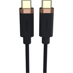 Duracell USB7034A USB-C to USB-C 2m Black 5056304310906