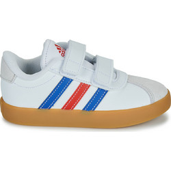 Adidas VL Court 3.0 Παιδικά Sneakers Μπλε Λευκά Κόκκινα JH6310
