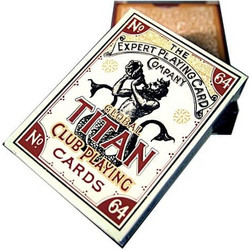 Expert Playing Card Global Titan Τράπουλα Πλαστικοποιημένη Μπεζ