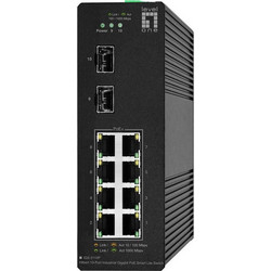 LevelOne IGS-2110P Unmanaged L2 Switch με 8 Θύρες Ethernet 1000Mbps και 2 SFP θύρες