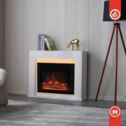 Kaminio Matti Ηλεκτρικό Τζάκι Τοίχου 2000W Μ95xΥ77xΒ26cm