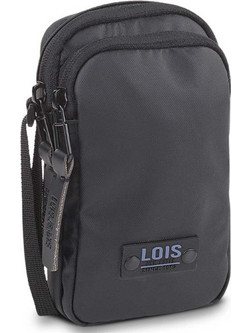 Lois Ανδρική Τσάντα Ώμου / Χιαστί Μαύρη 317217-01