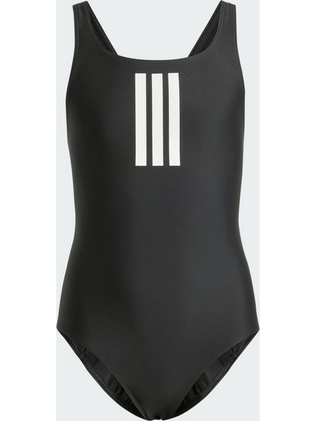 Adidas 3-Stripes Αθλητικό Παιδικό Μαγιό Ολόσωμο για Κορίτσι Μαύρο JE2404