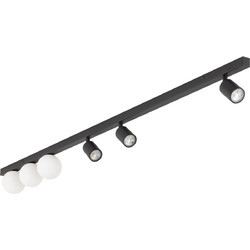 TK Lighting Κρεμαστό Φωτιστικό Οροφής Πολύφωτο GU10 Μαύρο 10003-E