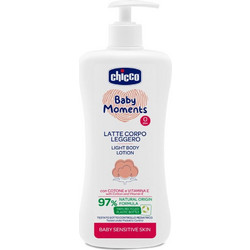 Chicco Baby Moments Sensitive Απαλό Γαλάκτωμα Σώματος 500ml