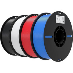 Creality PLA 1.75mm Ender Black + White + Red + Blue 1+1+1+1kg