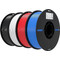 Creality PLA 1.75mm Ender Black + White + Red + Blue 1+1+1+1kg