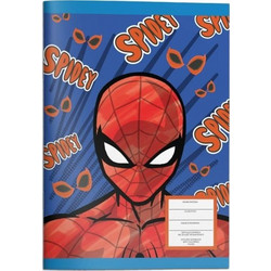Must Spiderman Τετράδιο Ριγέ B5 40 Φύλλων Μπλε 000508414