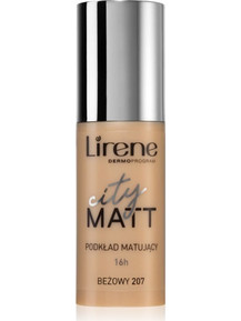 Lirene City Matt 207 Beige Liquid Make Up 30ml