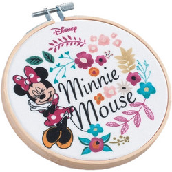 Parisis Μπομπονιέρα Βάπτισης Τελάρο Minnie Mouse Bloom από Ύφασμα & Ξύλο