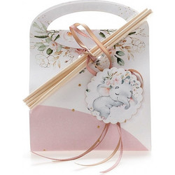 Bellissimo Μπομπονιέρα Βάπτισης Τσαντάκι με Αρωματικό Χώρου
Ελεφαντάκι από Γυαλί, Χαρτί & Ξύλο Θ-15