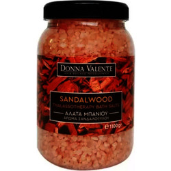 Donna Valente Thalassotherapy Sandalwood Άλατα Μπάνιου Κρύσταλλοι 1.1kg