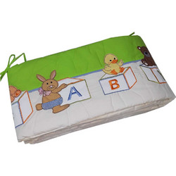 Beboulino AB Πάντα Κούνιας Λευκό Lime AB 25x270cm