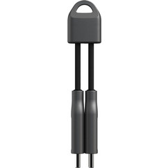 Nomad ChargeKeyNM014995858 Keychain USB-C to USB-C 240W 0.12m Black