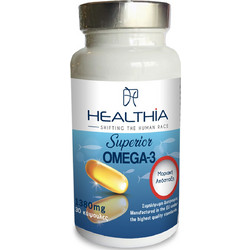 Healthia Superior Omega 3 Ιχθυέλαιο 1380mg 30 Κάψουλες