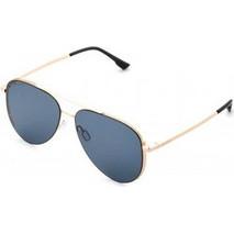 Bolon BL8098 C60 Ανδρικά Γυαλιά Ηλίου Aviator Μεταλλικά Χρυσά με Μπλε Φακό