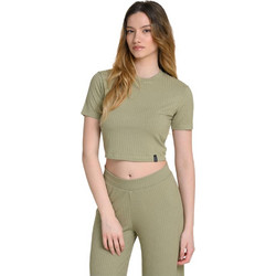 Target Γυναικείο Αθλητικό Crop Top Χακί S25-66408-17