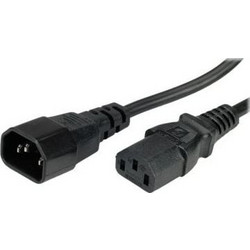 Value 19.99.1530-50 Καλώδιο Τροφοδοσίας IEC C14 to IEC C13 3m