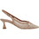 La Martina Γόβες Slingback Δερμάτινες με Λεπτό Ψηλό Τακούνι Nude U494B10438M2