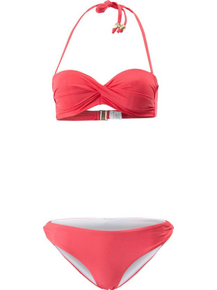 Brille Bikini Set Strapless Κόκκινο SD240310-COR
