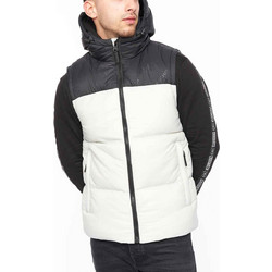 Crosshatch Αμάνικο Ανδρικό Μπουφάν Puffer Λευκό CH2K122178-ECR