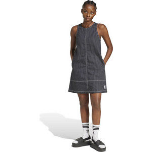 Adidas Originals Mini Καλοκαιρινό Αθλητικό Φόρεμα Ανθρακί JJ3143
