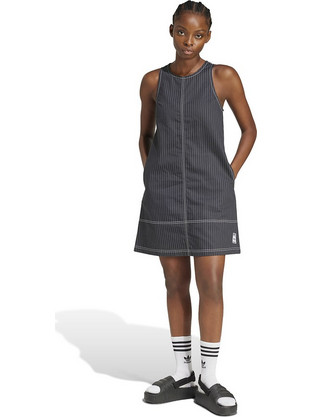 Adidas Originals Mini Καλοκαιρινό Αθλητικό Φόρεμα Ανθρακί JJ3143