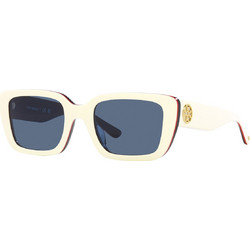 Tory Burch TY7190U 194980 Γυναικεία Γυαλιά Ηλίου Πεταλούδα Κοκάλινα Άσπρα με Μαύρο Φακό