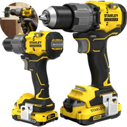 Stanley SFMCD726D2K Δραπανοκατσάβιδο Μπαταρίας 18V 2x2Ah
