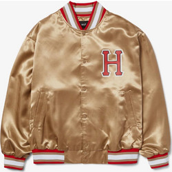 Huf Ανδρικό Μπουφάν Χειμωνιάτικο Bomber Χρυσό JK00372-OATML