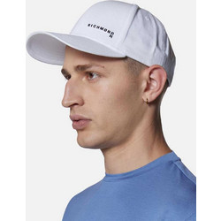 John Richmond Ανδρικό Καπέλο Jockey Υφασμάτινο Λευκό UMP25293BT