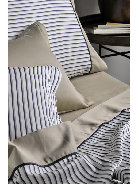 Down Town Home Σετ Σεντόνια Μονά Βαμβακοσατέν 175x255 Oscar Beige