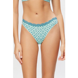 Minerva Modal Fimelle Elegance Γυναικείο Slip με Δαντέλα Τιρκουάζ 90-81849-290