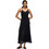 Superdry Midi Καλοκαιρινό Καθημερινό Φόρεμα Μεταξωτό Μαύρο W8011908A-02A