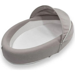 Bamboom Grey Βρεφικό Μαξιλάρι Φωλιά 90x56cm